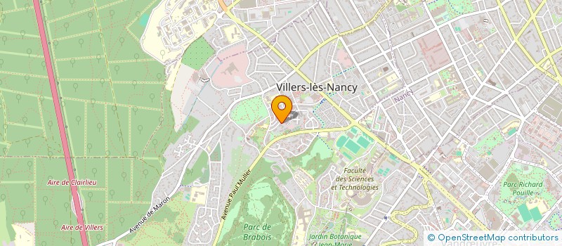 localisation de l'entreprise CENTRE ORNITHOLOGIQUE LORRAIN  VILLERS-LES-NANCY