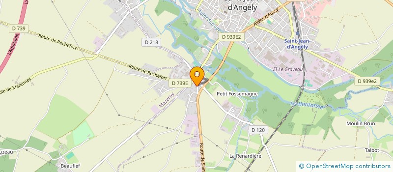 localisation de l'entreprise CENTRE OUEST FUMEURS à SAINT-JEAN-D'ANGELY