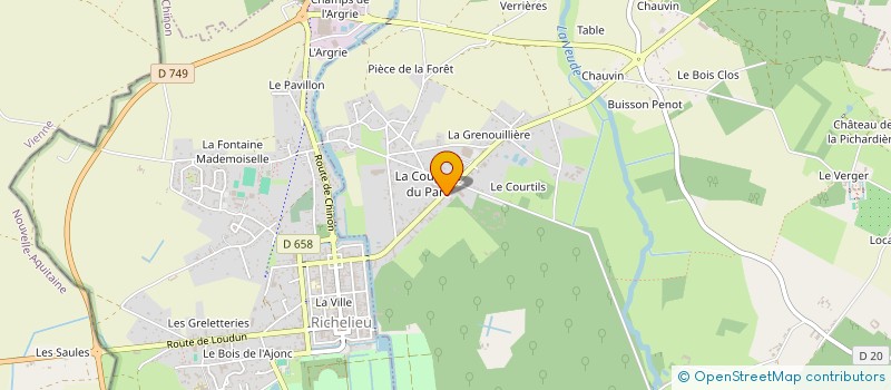 localisation de l'entreprise CENTRE OUEST HYGIENE SECURITE à CHAVEIGNES