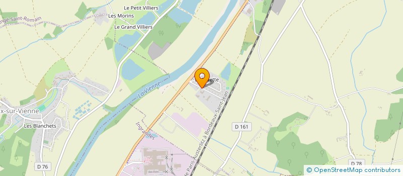 localisation de l'entreprise CENTRE-OUEST-SERVICE à DANGE-SAINT-ROMAIN