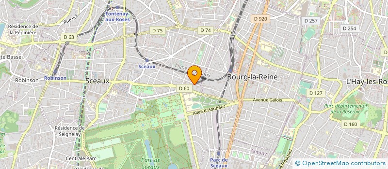 localisation de l'entreprise CENTRE OZEITE à SCEAUX