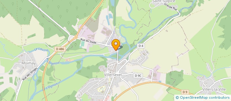 localisation de l'entreprise CENTRE PAN SAS PLEIN AIR ET NAUTISME  VILLERSEXEL