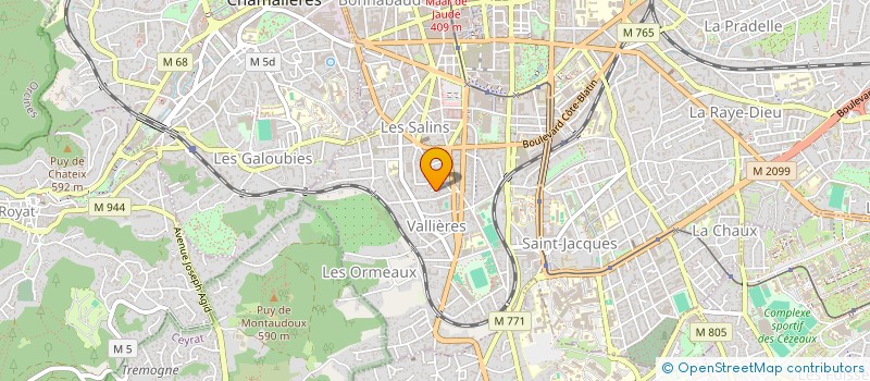 localisation de l'entreprise CENTRE PAPIERS AUVERGNE à CLERMONT-FERRAND