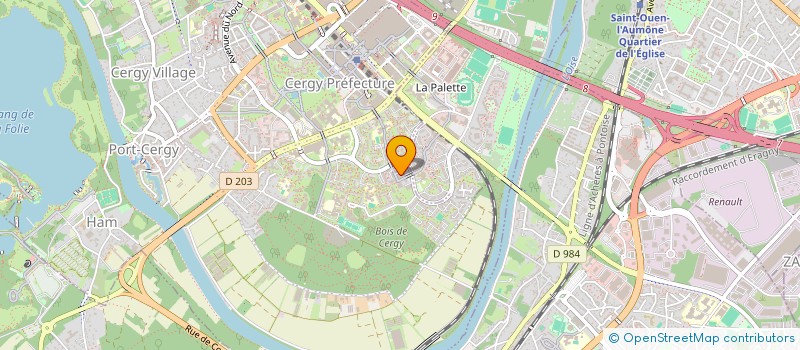 localisation de l'entreprise CENTRE PARA MEDICAL DES TOULEUSES  CERGY