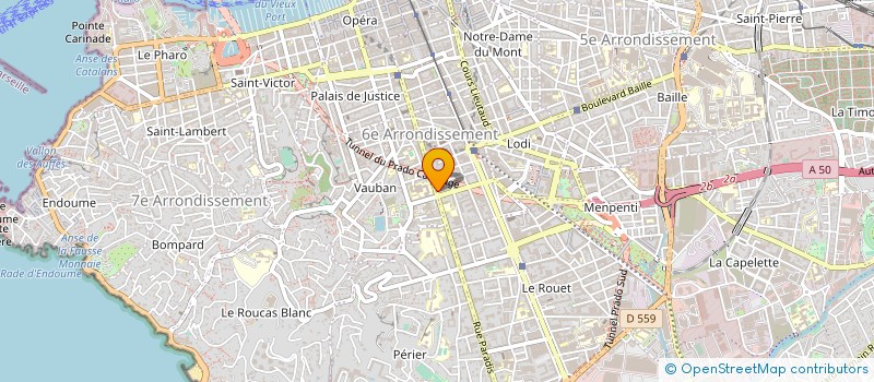 localisation de l'entreprise CENTRE PARADIS à MARSEILLE