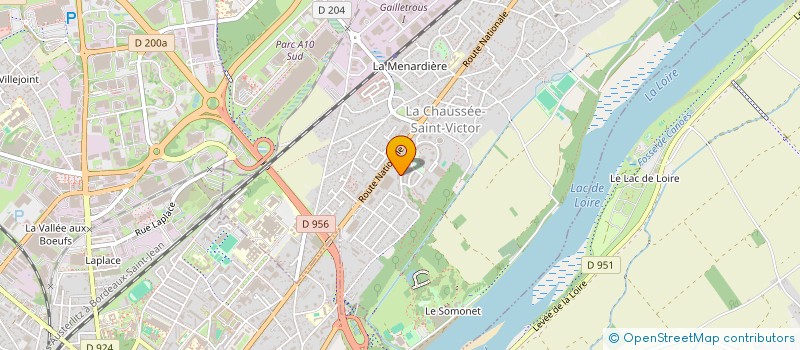 localisation de l'entreprise CENTRE PARAMEDICAL DE L'HERMITAGE  LA CHAUSSEE-SAINT-VICTOR