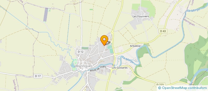 localisation de l'entreprise CENTRE PARAMEDICAL DES TANNERIES  MARINGUES