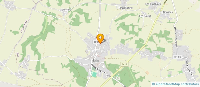localisation de l'entreprise CENTRE PARAMEDICAL DU BOURLION à BRIE