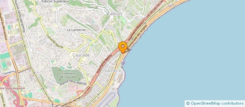 localisation de l'entreprise CENTRE PARAMEDICAL NICE-OUEST à NICE