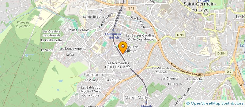 localisation de l'entreprise CENTRE PARIS  SAINT-GERMAIN-EN-LAYE