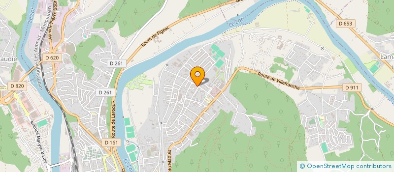 localisation de l'entreprise CENTRE PAROISSIAL GABESSUT à CAHORS
