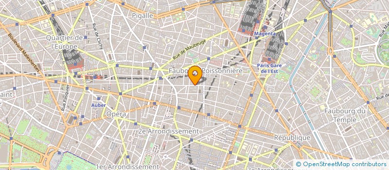 localisation de l'entreprise CENTRE PARUTIONS ADMINISTRATIVES SOCIALE  PARIS