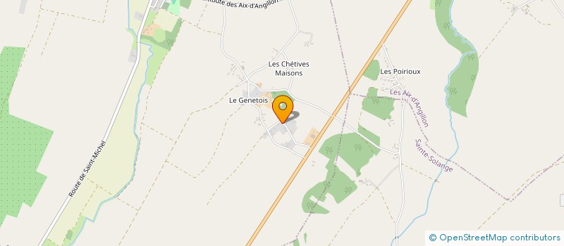 localisation de l'entreprise CENTRE PAYSAGES  SOULANGIS