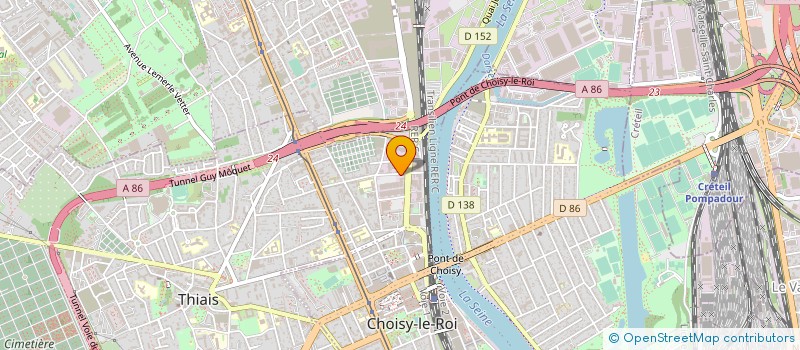 localisation de l'entreprise CENTRE PEDAGOGIE DES METIERS DE SECURITE à CHOISY-LE-ROI