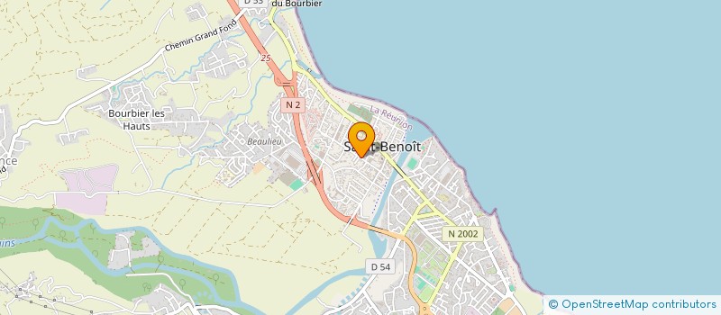 localisation de l'entreprise CENTRE PEDAGOGIQUE D'INSERTION à SAINT-BENOIT