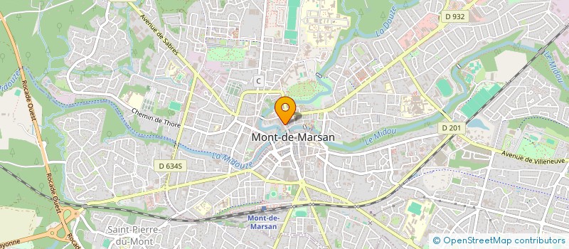localisation de l'entreprise CENTRE PEDAGOGIQUE DE LA RESISTANCE ET DE LA DEPORTATION à MONT-DE-MARSAN