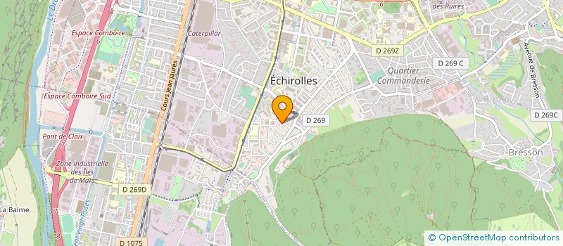 localisation de l'entreprise CENTRE PENIEL MONDIAL DE GRENOBLE (CPMG)  ECHIROLLES