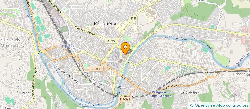 localisation de l'entreprise CENTRE PERIGOURDIN DES CULTURES REGIONALES INSTITUT EUGENE LE ROY  PERIGUEUX