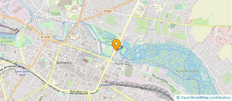 localisation de l'entreprise CENTRE PERM D'INITIATION A L'ENVIRON à AMIENS