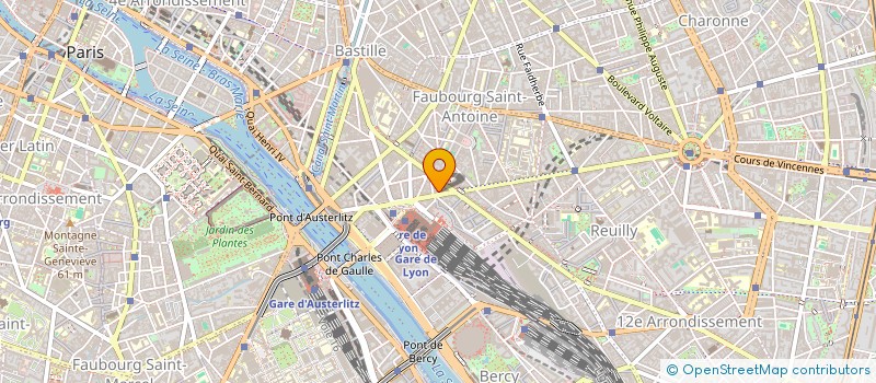 localisation de l'entreprise CENTRE PGL à PARIS