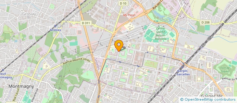 localisation de l'entreprise CENTRE PHILS DENTAIRE à SARCELLES