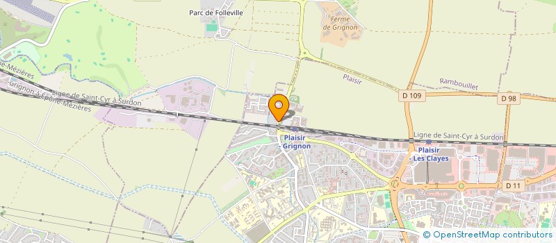 localisation de l'entreprise CENTRE PLAISIR CYCLES  PLAISIR