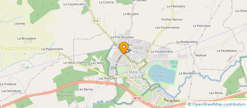 localisation de l'entreprise CENTRE PLEIN AIR PAYS MELOIS à LE MELE-SUR-SARTHE