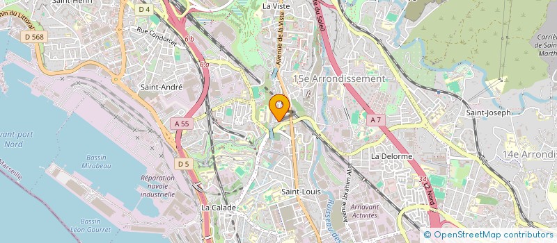 localisation de l'entreprise CENTRE POPUL D ENSEIGNEMENT à MARSEILLE