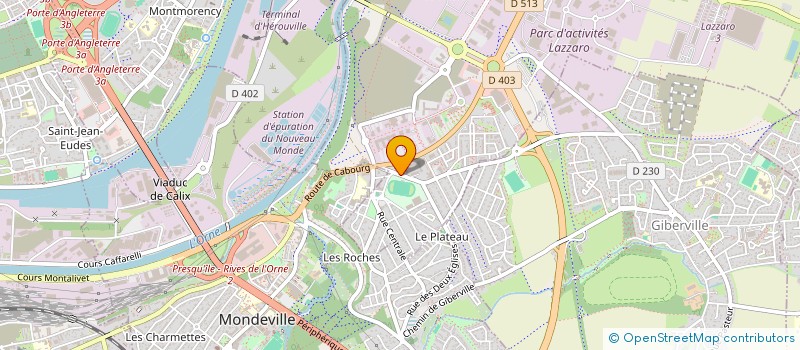 localisation de l'entreprise CENTRE POUR L'ENTRETIEN DE L'HABITAT à COLOMBELLES