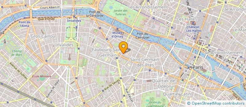 localisation de l'entreprise CENTRE POUR L INTELLIGENCE DE LA FOI à PARIS