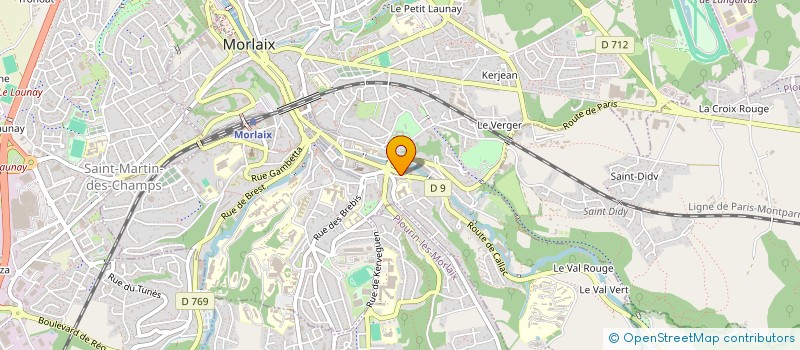 localisation de l'entreprise CENTRE POUR NOUS TOUTES ET TOUS à MORLAIX