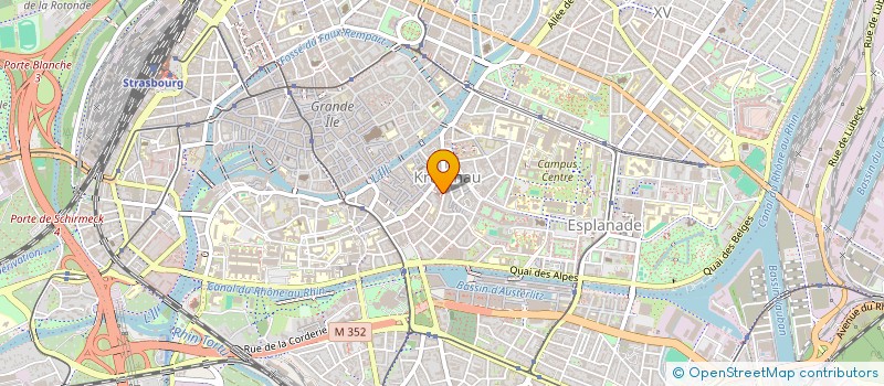 localisation de l'entreprise CENTRE PRANA STRASBOURG  STRASBOURG