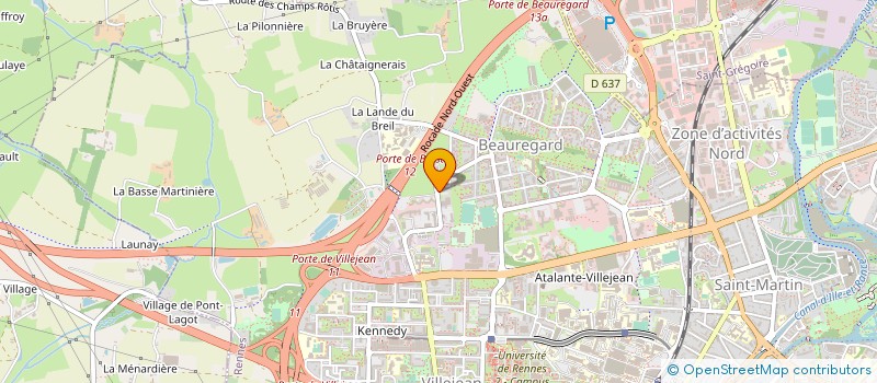 localisation de l'entreprise CENTRE PREPA CARRIERES SOC PARAMEDICALES à RENNES