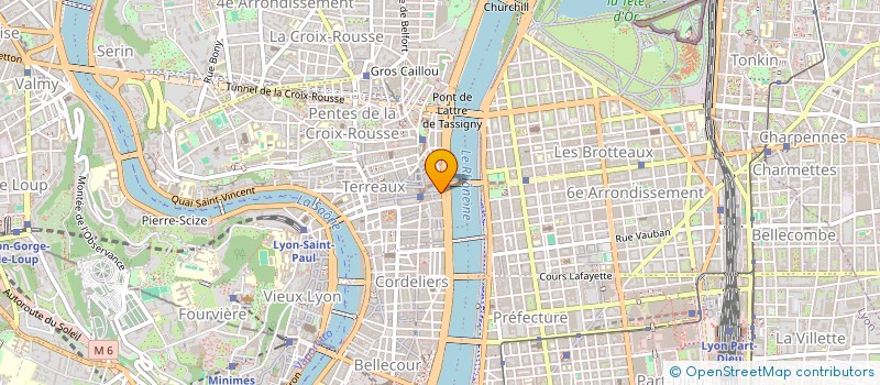 localisation de l'entreprise CENTRE PRIVE SECRETARIAT COMPTABILITE à LYON