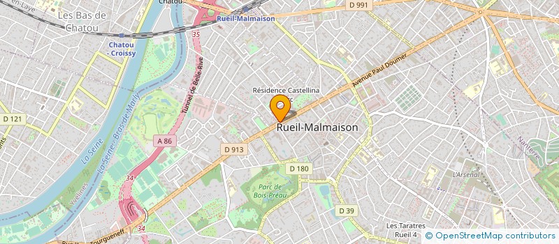 localisation de l'entreprise CENTRE PROFESSIONNEL DES LUBRIFIANTS à RUEIL-MALMAISON