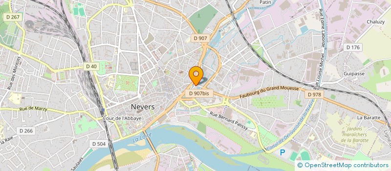 localisation de l'entreprise CENTRE PROPAG CONTRE LE TAUDIS à NEVERS