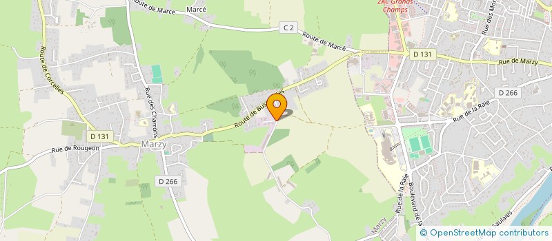 localisation de l'entreprise CENTRE PROTECTION INCENDIE à MARZY