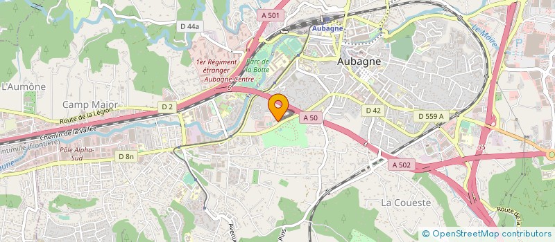 localisation de l'entreprise CENTRE PROVENCAL DE MEDECINE DU SPORT à AUBAGNE
