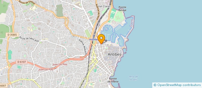 localisation de l'entreprise CENTRE PSYCHANALYTIQUE DE CONSULTATION ET DE TRAITEMENT COTE D'AZUR à ANTIBES
