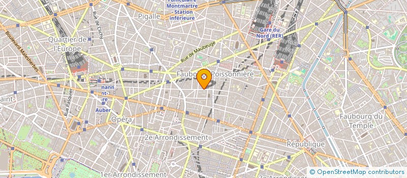 localisation de l'entreprise CENTRE PSYCHOLOGIQUE DE PARIS à PARIS