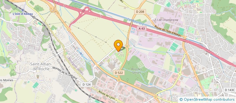 localisation de l'entreprise CENTRE PSYCHOTHERAPIQUE NORD DAUPHINE  BOURGOIN-JALLIEU