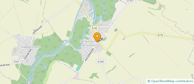 localisation de l'entreprise CENTRE RANDONNEE EQUESTRE SERAUCOURT à SERAUCOURT-LE-GRAND