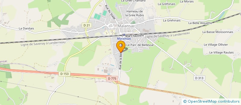 localisation de l'entreprise CENTRE RECHER ANIMAT TRAVAIL ORGANI RURA à MALANSAC