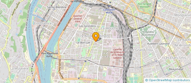 localisation de l'entreprise CENTRE RECHERCH APLLIQ DERMOBI à LYON