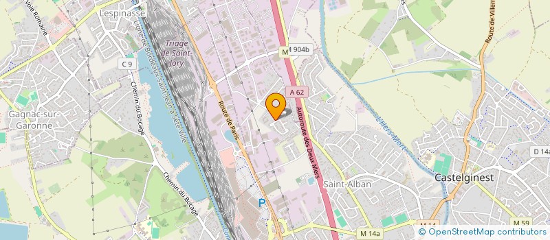 localisation de l'entreprise CENTRE RECHERCHE DVPT ARTISTIQUE  LAUNAGUET