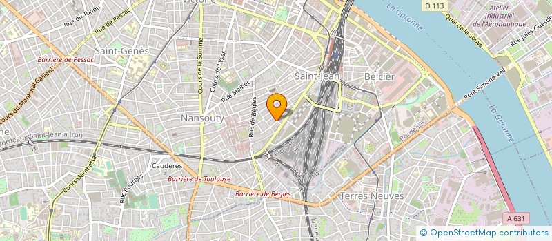 localisation de l'entreprise CENTRE RECHERCHE ETUDE ANALYSE AQUITAINE à BORDEAUX