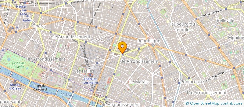 localisation de l'entreprise CENTRE RECHERCHE ETUDES DEVELOPPEMENT à PARIS