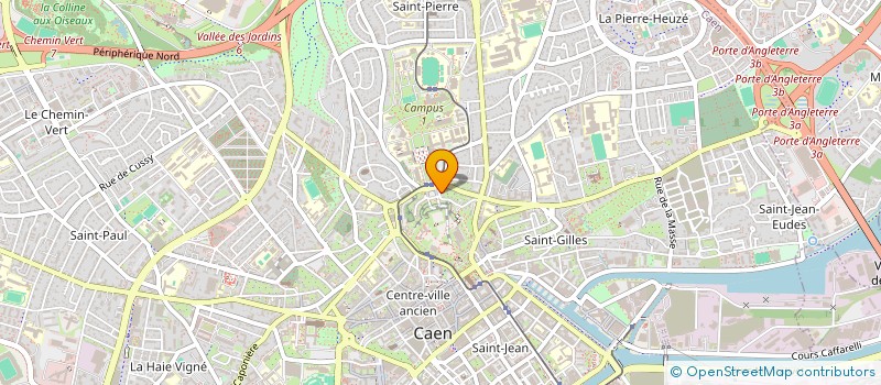 localisation de l'entreprise CENTRE RECHERCHE HISTOIRE QUANTITATIVE à CAEN
