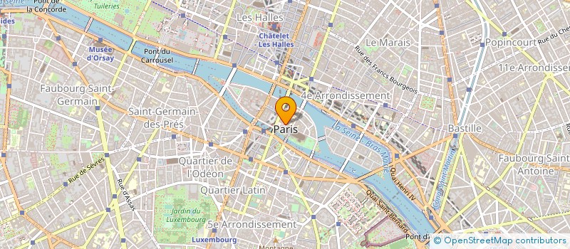 localisation de l'entreprise CENTRE RECHERCHE OPHTALMOLOGIE à PARIS 4