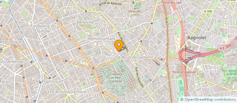 localisation de l'entreprise CENTRE RECHERCHE SUR L IMAGINAIRE SOCIAL  PARIS